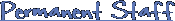 Permanent Staff